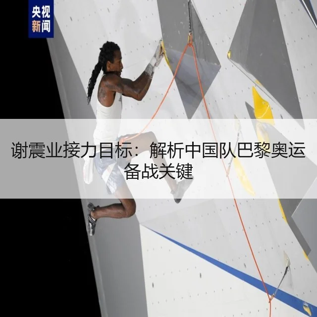谢震业接力目标：解析中国队巴黎奥运备战关键